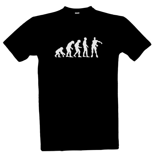 Tričko s potiskem Fortnite evoluce