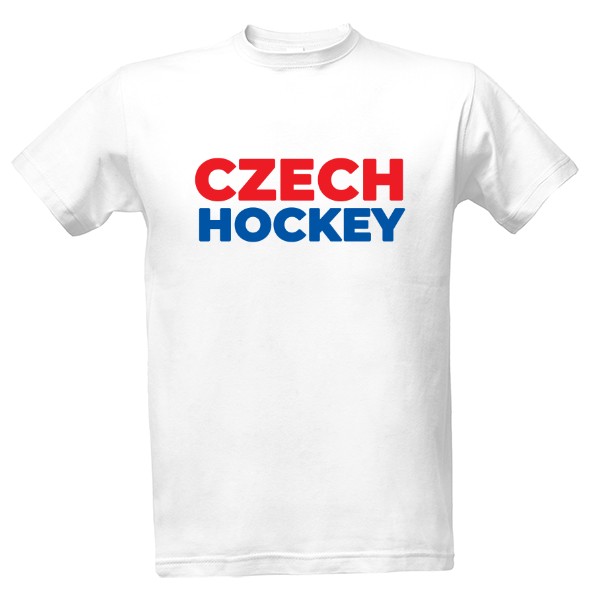 Tričko s potiskem MS v hokeji - Český hokej nápis